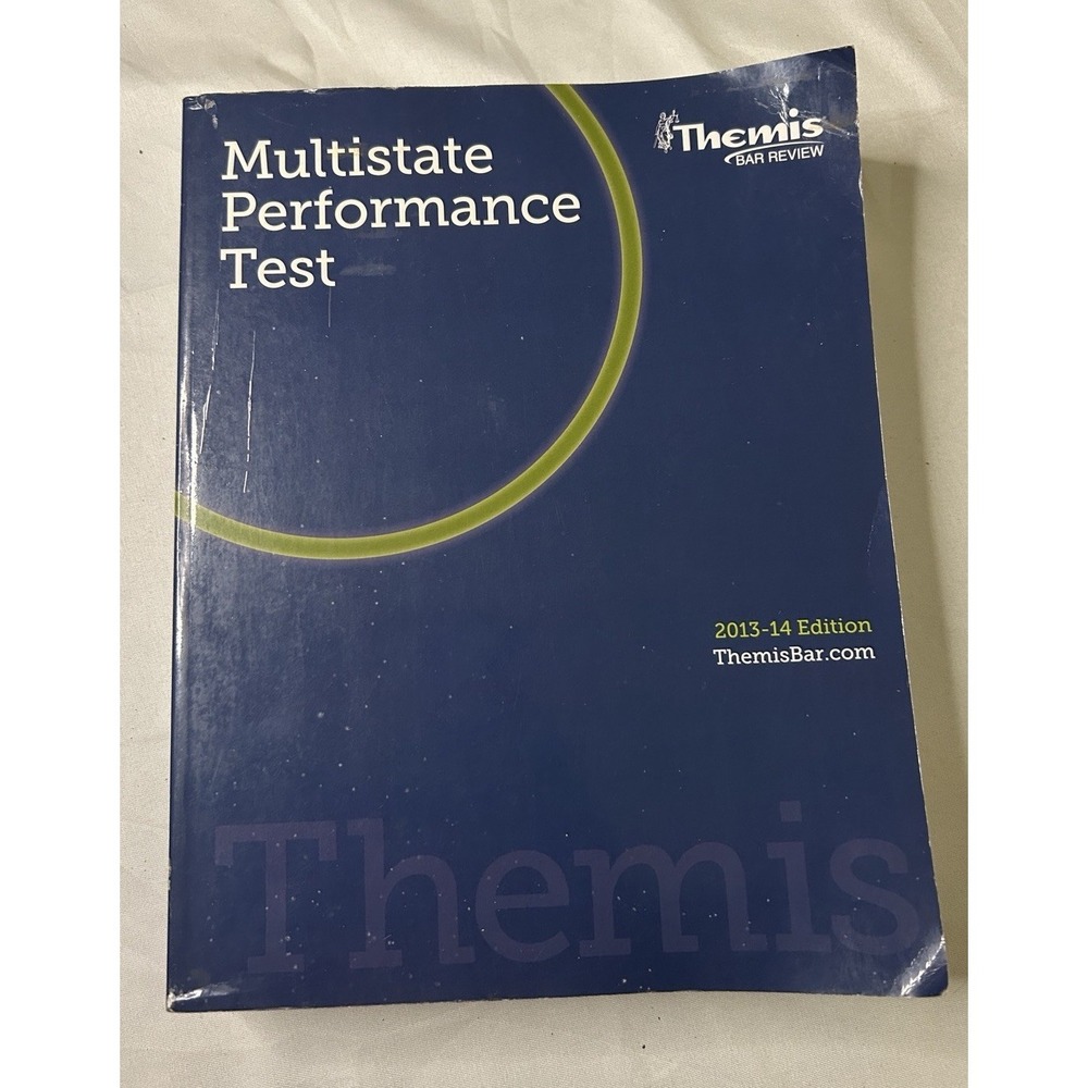 Themis Bar Review Multistate Performance Test Lawyers Education Study Guide Book